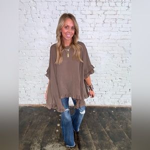 Enchanted melody Top- mocha